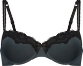 Hunkemöller Lingerie Dames Voorgevormde beugel bh Secret lace  - Groen - maat E75
