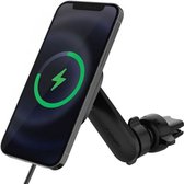 Spigen - iPhone MagSafe OneTap - Vent Autohouder Oplader - 7.5W - Zwart