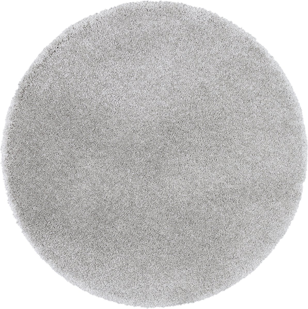 Snapstyle Vloerkleed Luxe Shaggy Droom Rond Grijs