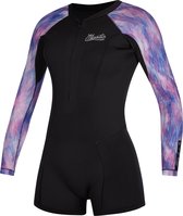 Mystic Dames Shortie Diva Longarm 2/2 Fzip - Black/ Purple S