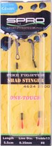 Spro Pike Fighter Fine Stinger 1x7 Stainless Wire 6.8kilo (2 pcs) - Maat : haak 6 Treble - 8cm