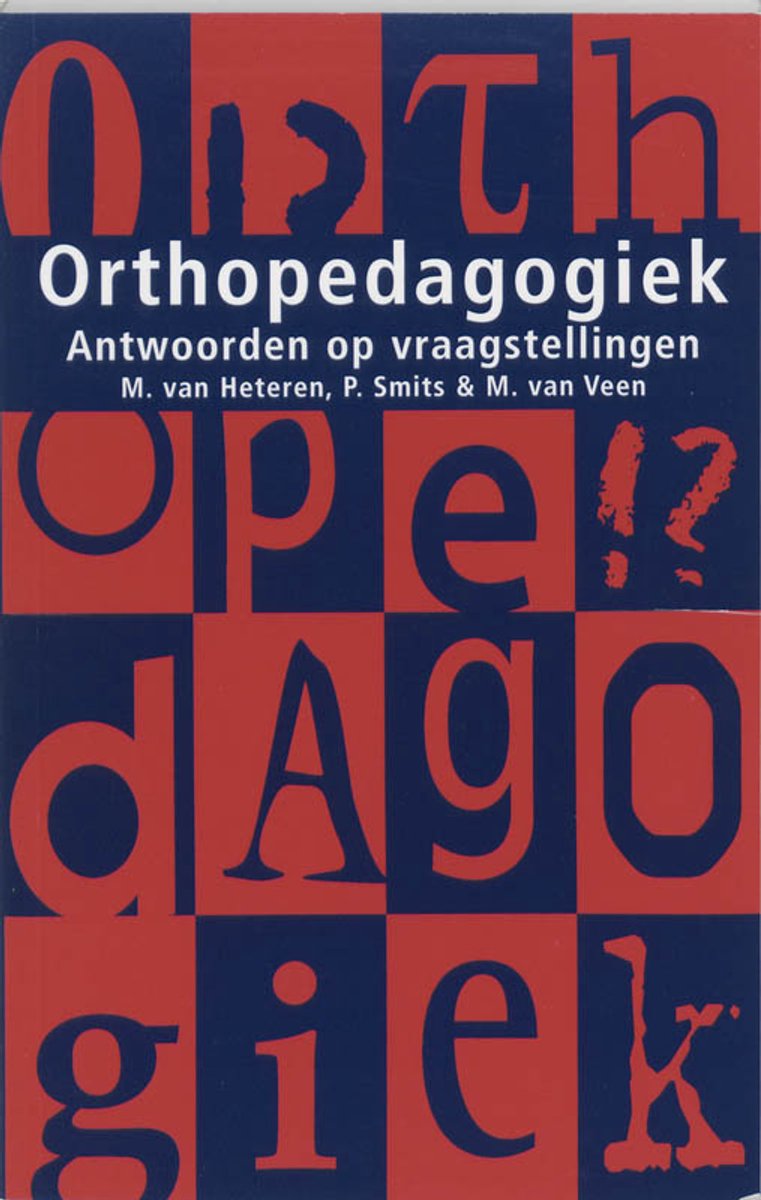 Omslag van Orthopedagogiek