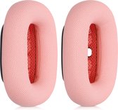 kwmobile 2x oorkussens compatibel met Apple AirPods Max - Earpads voor koptelefoon in roze