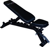 ProClubLine Adjustable Bench SFID325 - Grey frame  - black upholstery