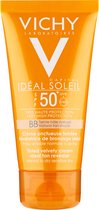 Vichy Idéal Soleil BB Dry Touch Zonnebrand Crème SPF50 - 50 ml - Matteert