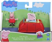 peppa pig little red car