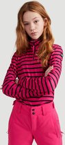 O'Neill Fleece Vest Girls Stripe Half Zip Pink Aop W/ Black Sporttrui 164 - Pink Aop W/ Black Material Buitenlaag: 92% Polyester 8% Elastaan
