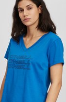 O'Neill V-Hals T-Shirt Women Triple Stack Ocean Blue Xl - Ocean Blue Materiaal: 100% Katoen (Biologisch) V-Neck