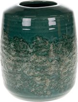 - vaas keramiek ø17x20.5cm - dark green - 17x205x
