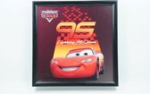 Disney Schilderij Cars 95 Zwart 36 CM X 36 CM