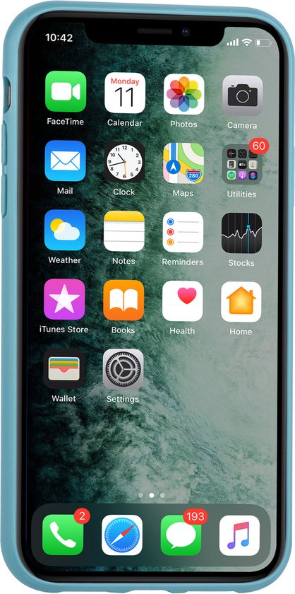 Apple iPhone 11 Pro UNIQ Accessory Groen Backcover hoesje Pasjeshouder - 2 Kijkstanden - Kunstleer