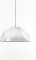 MEO Grado Hanglamp - Eetkamer & Woonkamer Lamp - Elegante Semi-Transparante Kap - Wit