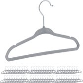 Relaxdays 60x kinderkleerhanger - kleerhangers kinderen - kinderhanger - draaibare haak