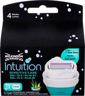 Bol.com Wilk intuition dry skin scheermes sensitive care 3 stuks aanbieding
