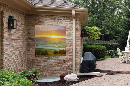 Torchon de jardin Mist - Soleil - Nature - Toscane - 100x100 cm