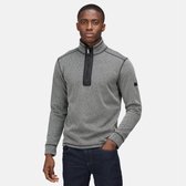 De Regatta Galador Fleece - outdoortrui - heren - halve rits - met kraag van Sherpa-stof - Grijs