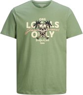JACK & JONES t-shirt jack&jones jorsummerskull tee  GROEN L
