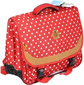 SNOWBALL  schoolbag red white brown ROOD One Size