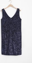 Sissy-Boy - Donkerblauwe sequin jurk