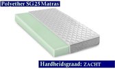 Caravan -  1-Persoons matras - Polyether SG25 - 20 cm - Zacht ligcomfort - 90x190/20