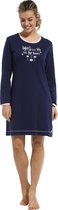 Pastunette Nachthemd dames - Dark Blue - 95Cm  - 50  - Blauw