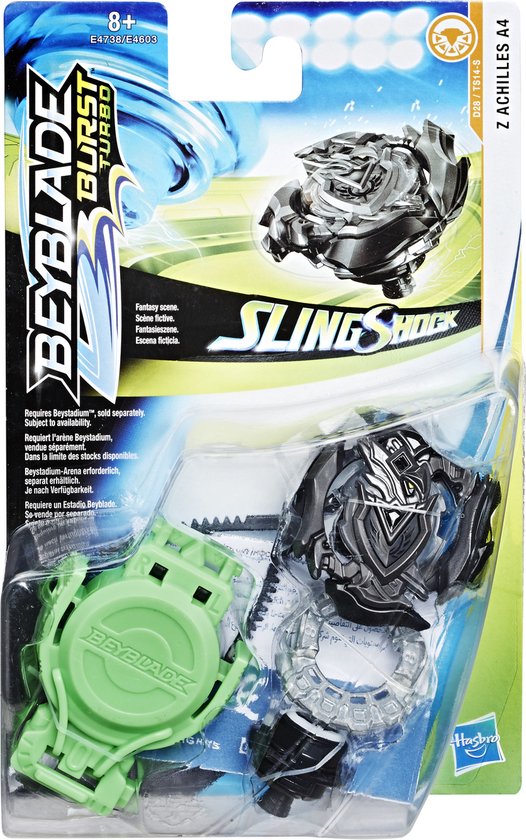 toupie beyblade burst turbo achilles A4 black hasbro neuf new