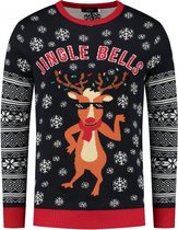 Gents - Kersttrui Jingle Bells LED - Maat XL