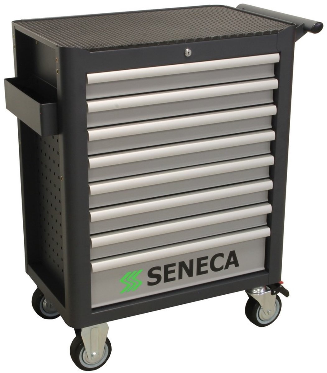 Gereedschapswagen seneca 8 lades grijs