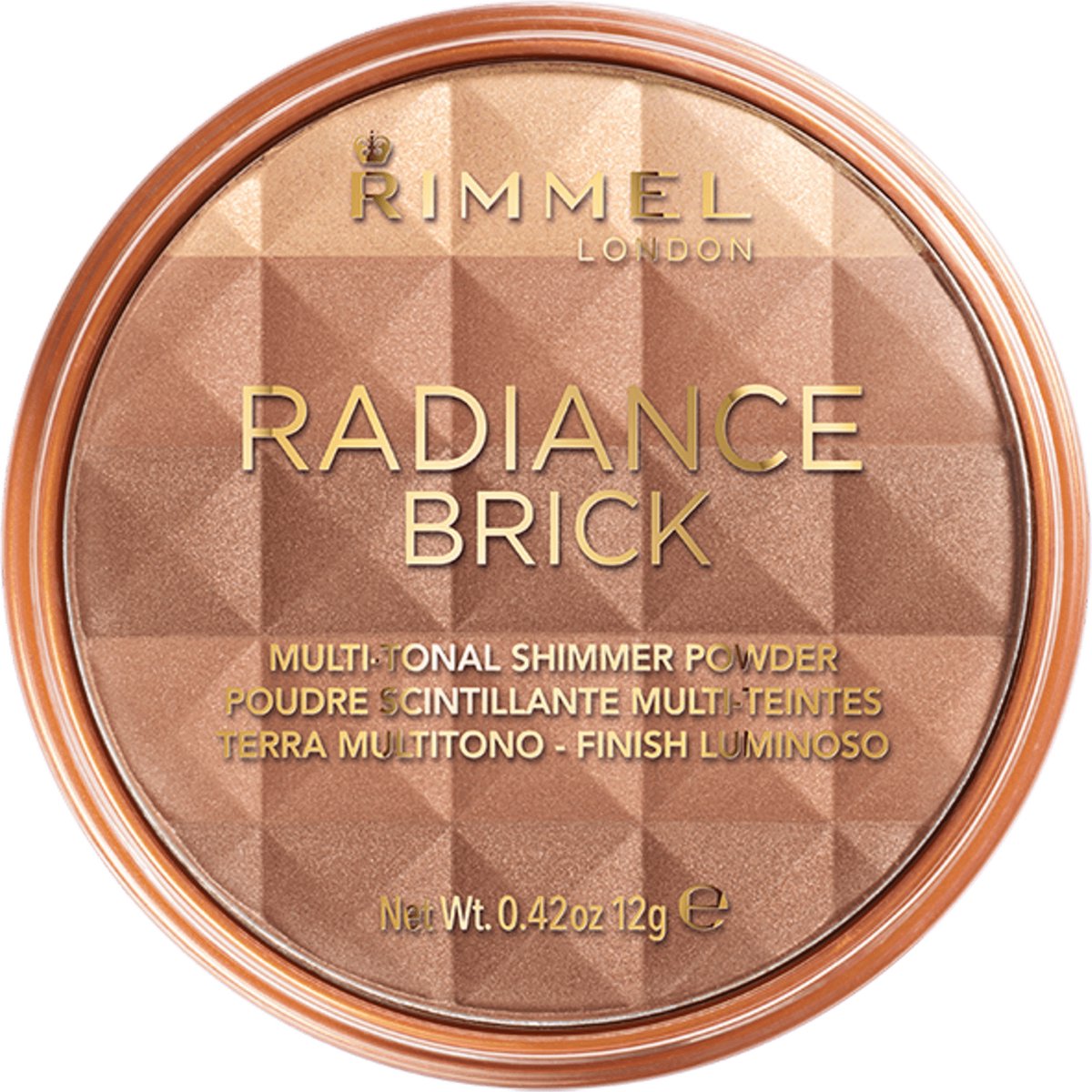 Goedkoopste Rimmel Radiance Brick Multifunctional Shimmer Poeder - 002 Medium