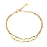 Armband XOXO - Goud