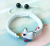 Armband eenhoorn/unicorn - Wit