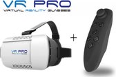 VR PRO Virtual Reality Glasses 3D Bril o.a. te gebruiken met Samsung Galaxy S5 / S6 / S6 edge / S6 edge plus / Note 4, Apple iPhone 6 / 6 plus, iPhone 6s /6s plus en vele andere smartphones, PRO-kwaliteit!, zwart , merk VR PRO