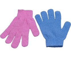 Nesto's Scrub Handschoenen - Exfoliating Glove - Washand - Lichaam - Gezicht - Kessa - 2 stuks