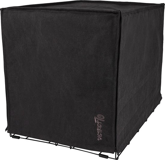 CRATE Cover - Housse de Bench élégante - Toile et Katoen - Disponible en 5 tailles - Gris foncé et Sable - Taille : M - 79 x 56 x 59 cm, Couleur : Sable