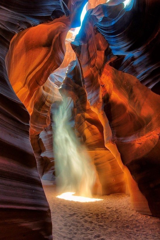 Antelope canyon - - Fotokunst op Plexiglas - Incl. blind ophangsysteem en 5 jaar garantie