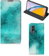 Foto hoesje OnePlus Nord 2 5G Smart Cover Painting Blue
