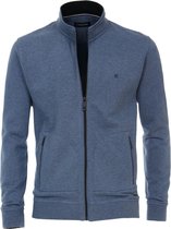 Casa Moda Vest Opstaande Kraag Sweatvest Blauw 403338800 - XL