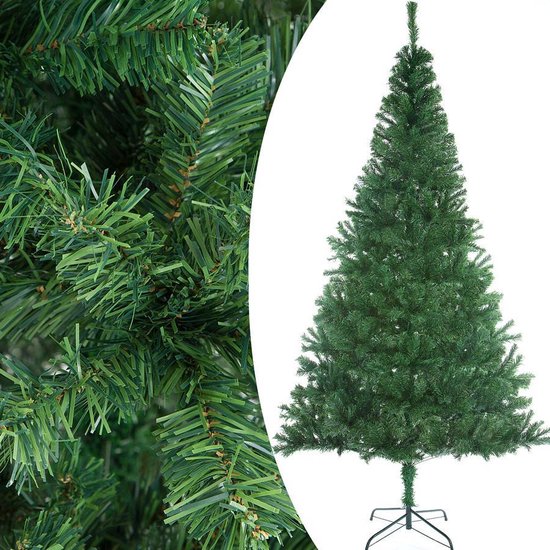 Casaria Kerstboom 150 cm PVC - Metalen Voet – Groen