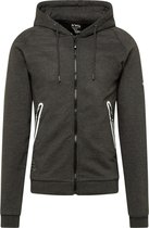 Morotai sportsweatvest yvo tech zip hoodie Grijs-L