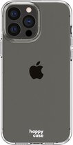 HappyCase iPhone 13 Pro Max Hoesje Flexibel TPU Clear Print