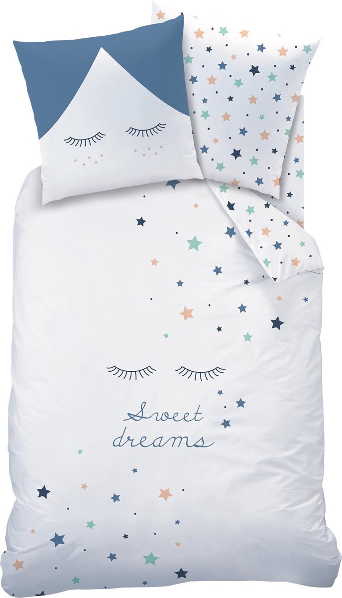 Matt & Rose Dekbedovertrek Sweet Dreams - Eenpersoons - 140 x 200 cm - Katoen