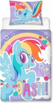 My Little Pony - Dekbedovertrek - Junior - 120x150 cm + 1 kussensloop 62x42 cm - Multi