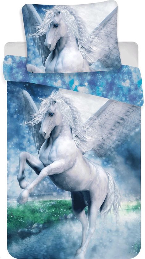 Animal Pictures Pegasus - Dekbedovertrek - Eenpersoons - 140 x 200 cm - Multi - Copy