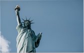 Het Statue of Liberty In New York voor een blauwe lucht - Foto op Forex - 60 x 40 cm