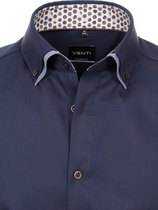 Donkerblauw Overhemd Dubbele Kraag Venti 113785600-116 - XL
