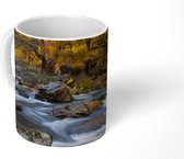Mok - De steile waterval stroomt in het bos van het Klong Lan National Park langs rotsblokken - 350 ML - Beker