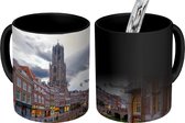 Magische Mok - Foto op Warmte Mokken - Koffiemok - Wolken - Lucht - Domtoren - Magic Mok - Beker - 350 ML - Theemok