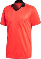 adidas Referee 18 SS Jersey  Sportshirt performance - Maat L  - Mannen - rood/oranje/zwart