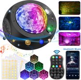 Projectorlamp - Dimbaar Galaxy Sterren Sterrenhemel Projector Projectorlamp - LED Nacht licht - 3D Nebula Star Sky - met Bluetooth Speaker/Afstandsbediening