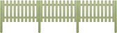 Decoways - Hek 6/9 cm 5,1 m 150 cm geïmpregneerd grenenhout
